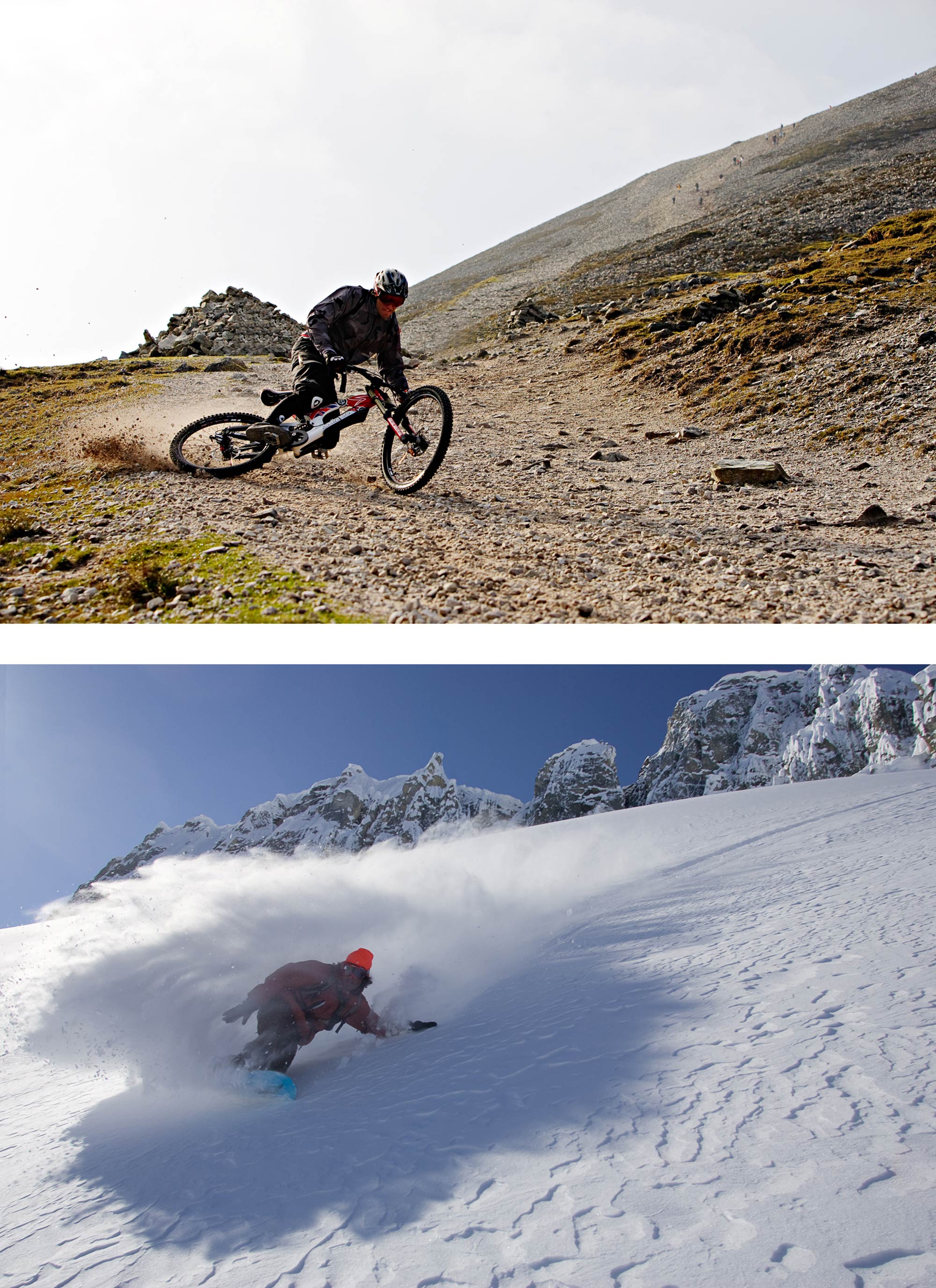 Tits Up, Freeride Skiing route in Montana