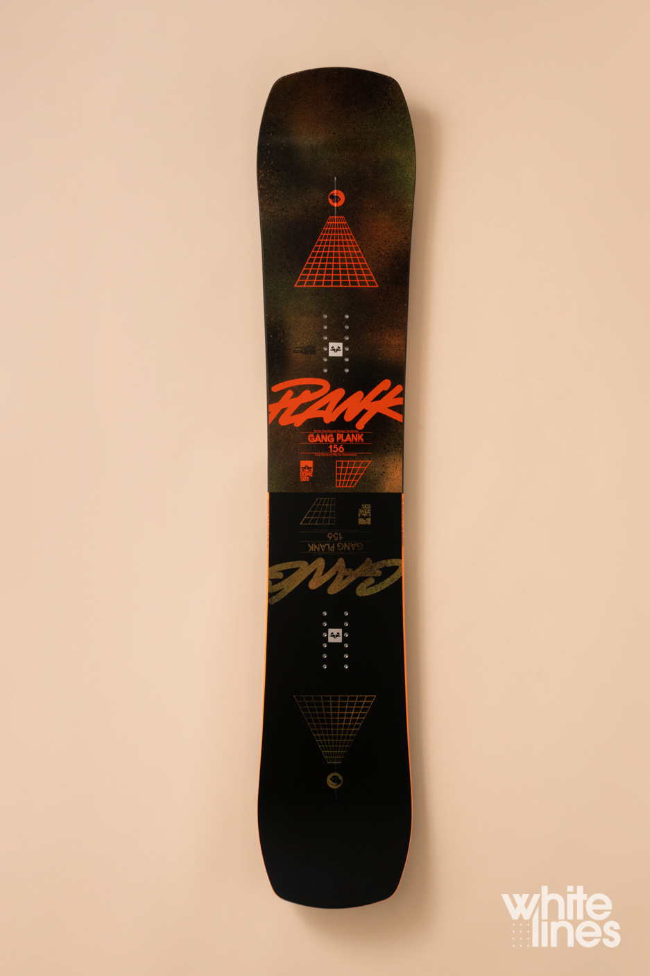 Rome Gang Plank Snowboard (black/white)