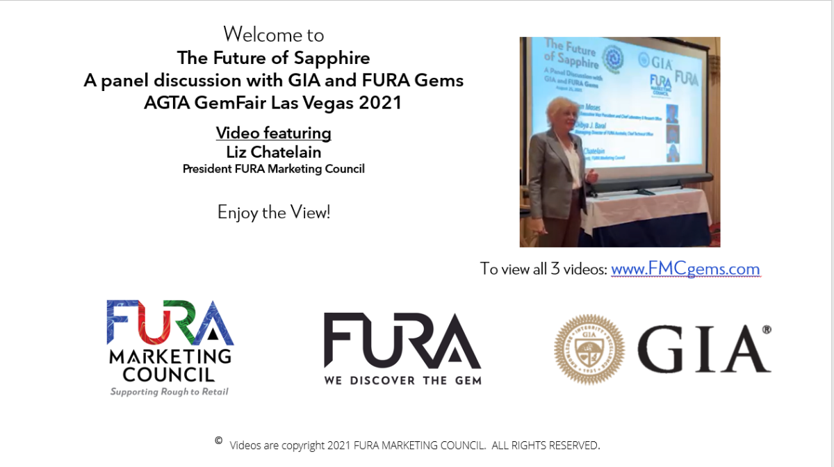 The Future of Sapphire A Panel Discussion with GIA & FURA Gems featuring Liz Chatelain, President FURA Marketing Council