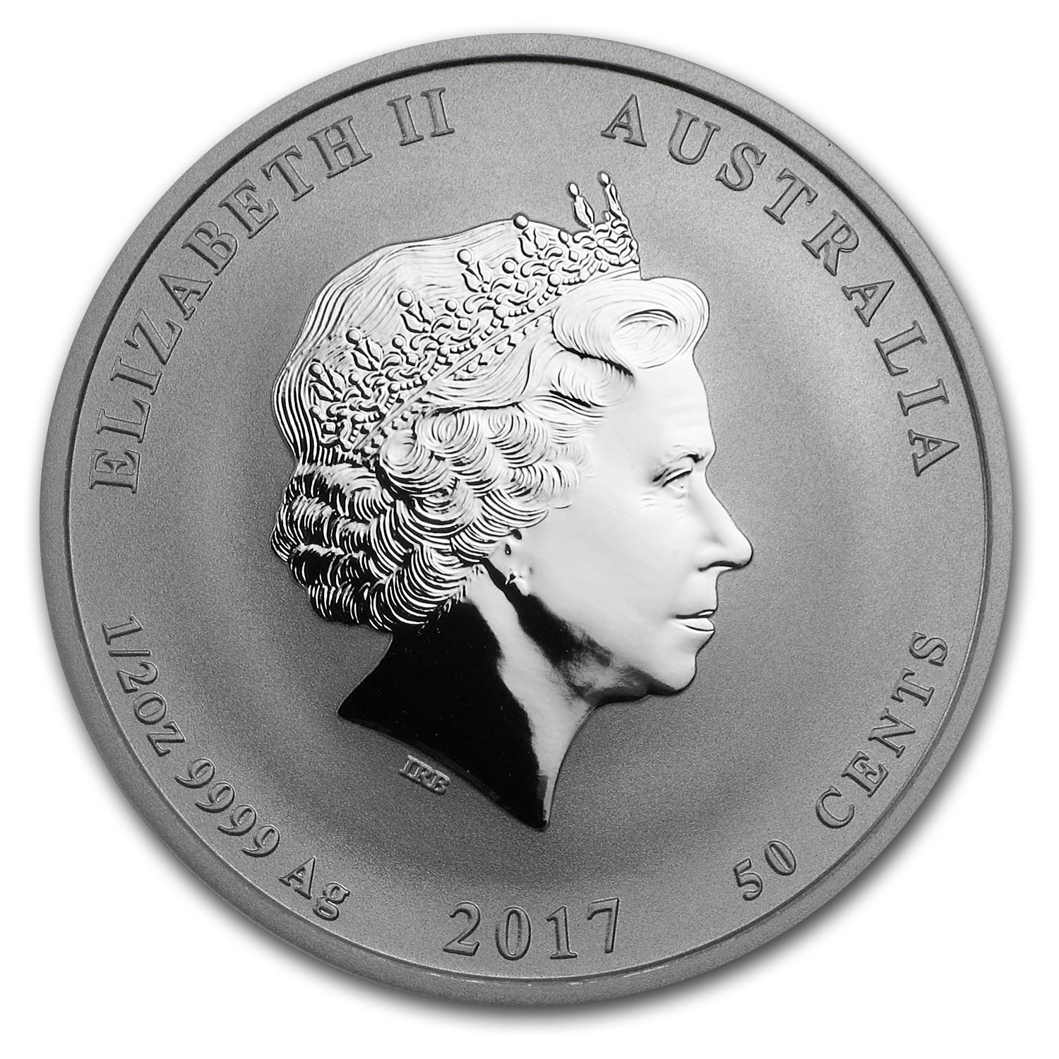 2017 Australia 1/2 oz Silver Year of the Rooster BU (Series II)