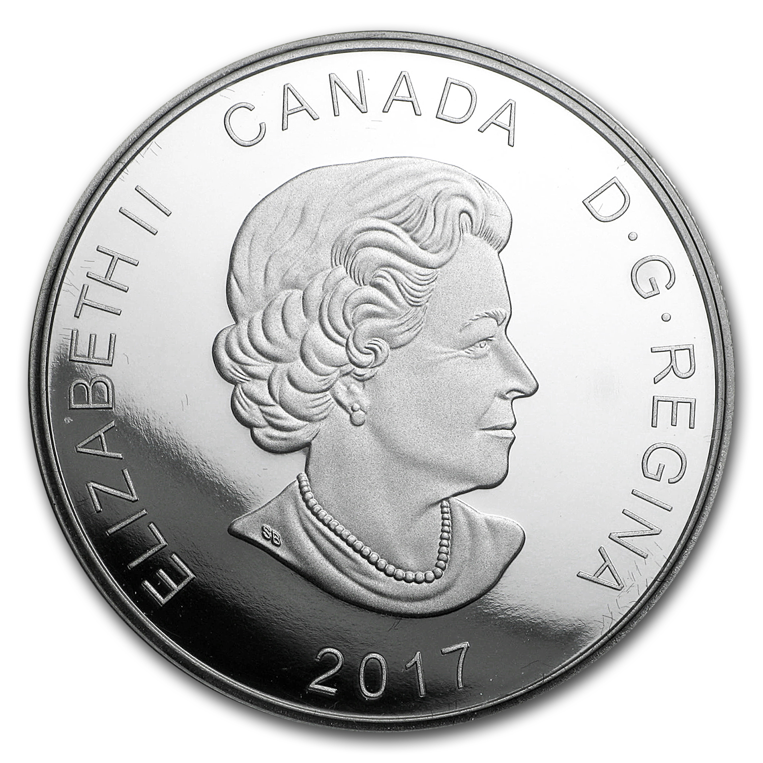 2017 Canada 1 oz Silver $20 Glistening North: The Polar Bear Prf