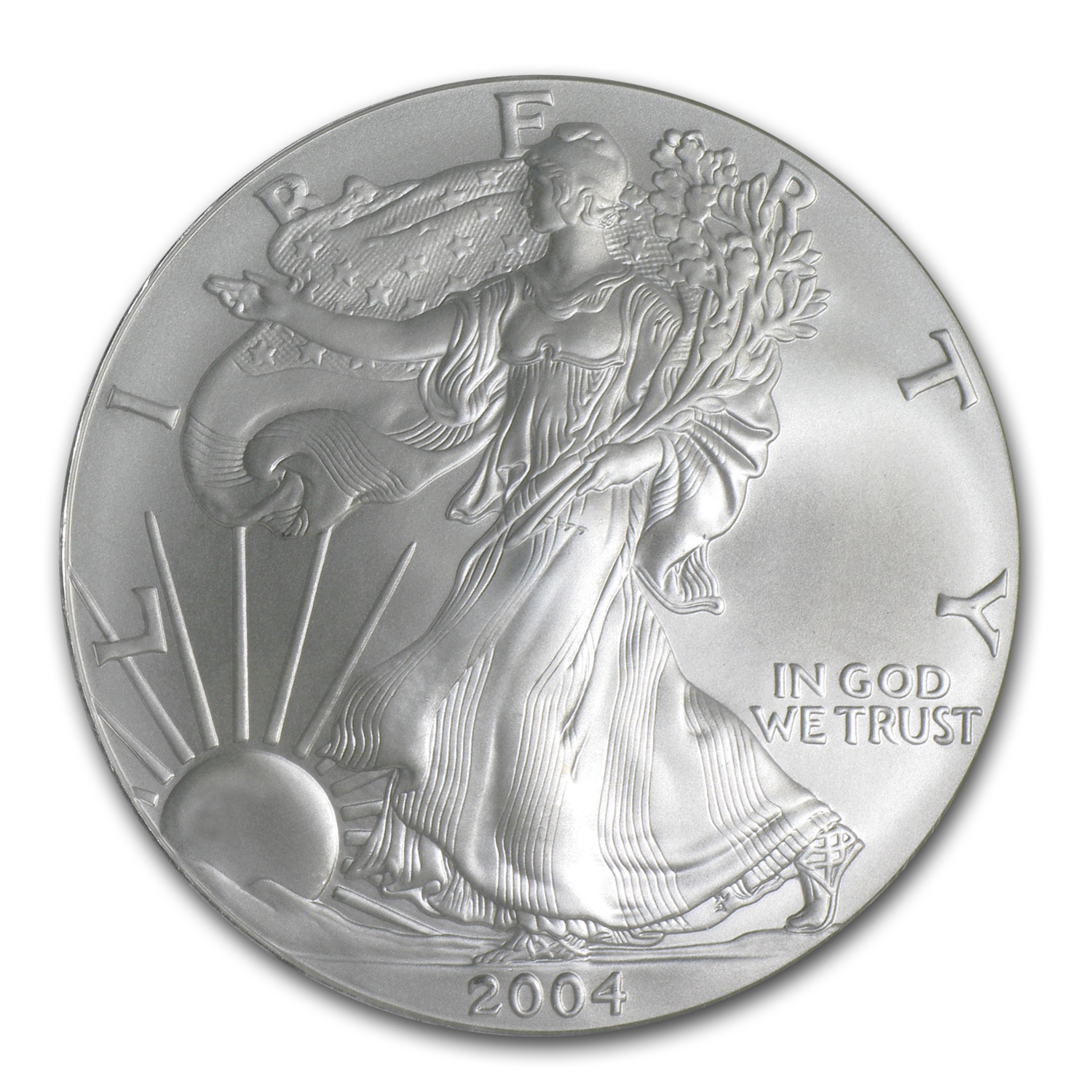 2004 American Silver Eagle MS-69 NGC