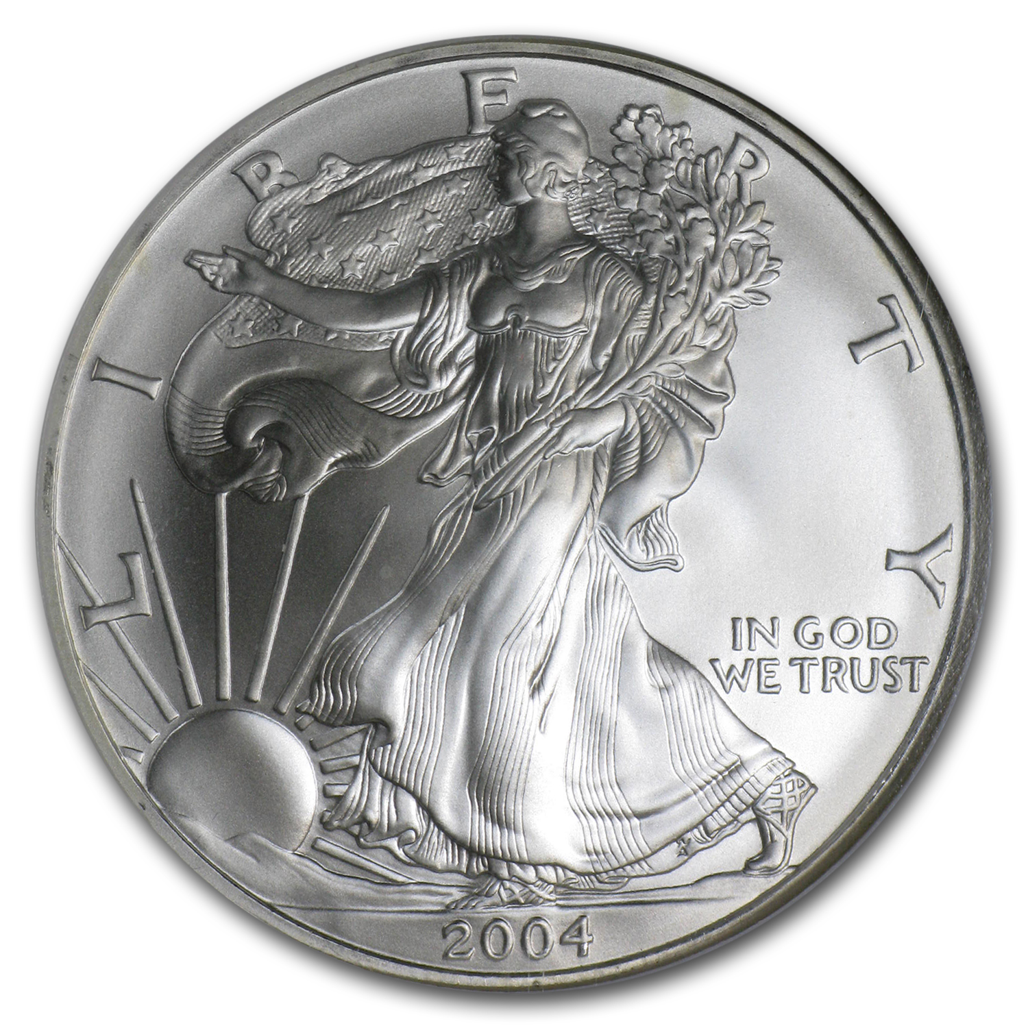 2004 American Silver Eagle MS-70 NGC