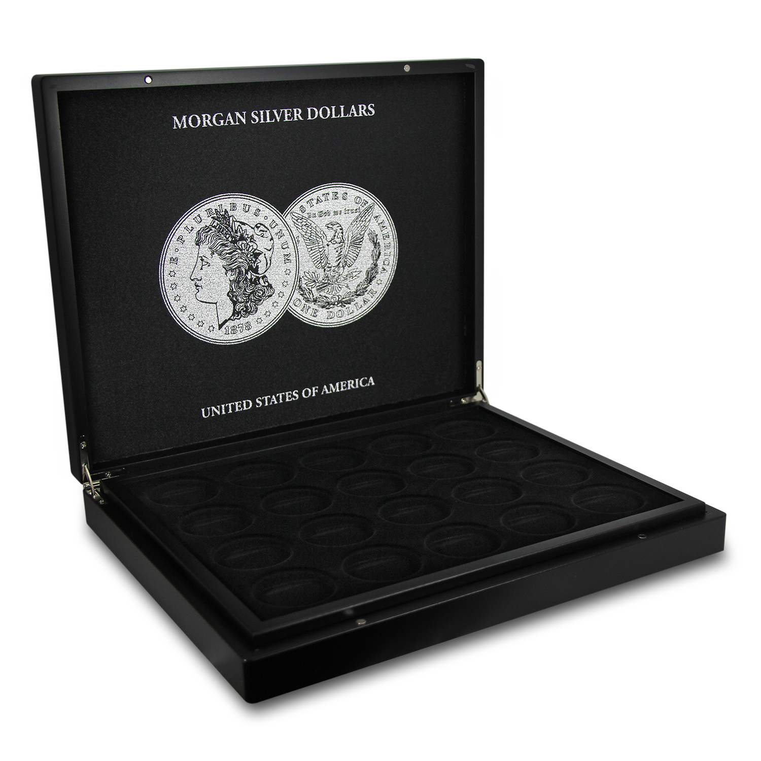 U.S. Mint Morgan Silver Dollar 40-Piece Black Presentation Box