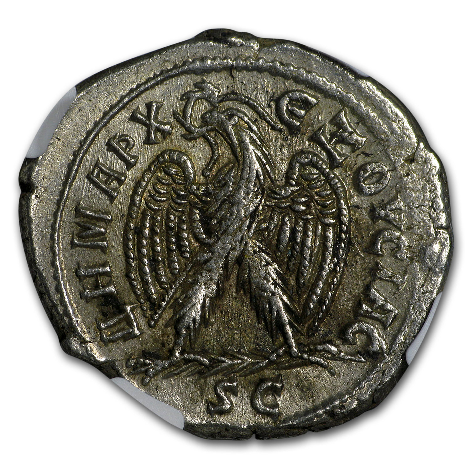 Roman Silver Tetradrachm Emperor Philip I (244-249 AD) CH XF NGC