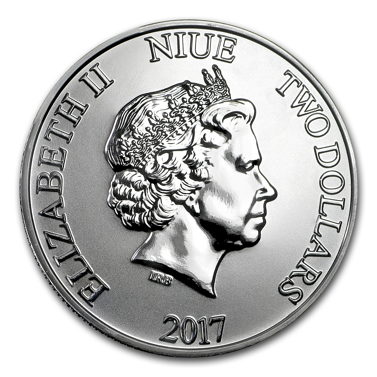 2017 Niue 1 oz Silver $2 Disney Steamboat Willie BU