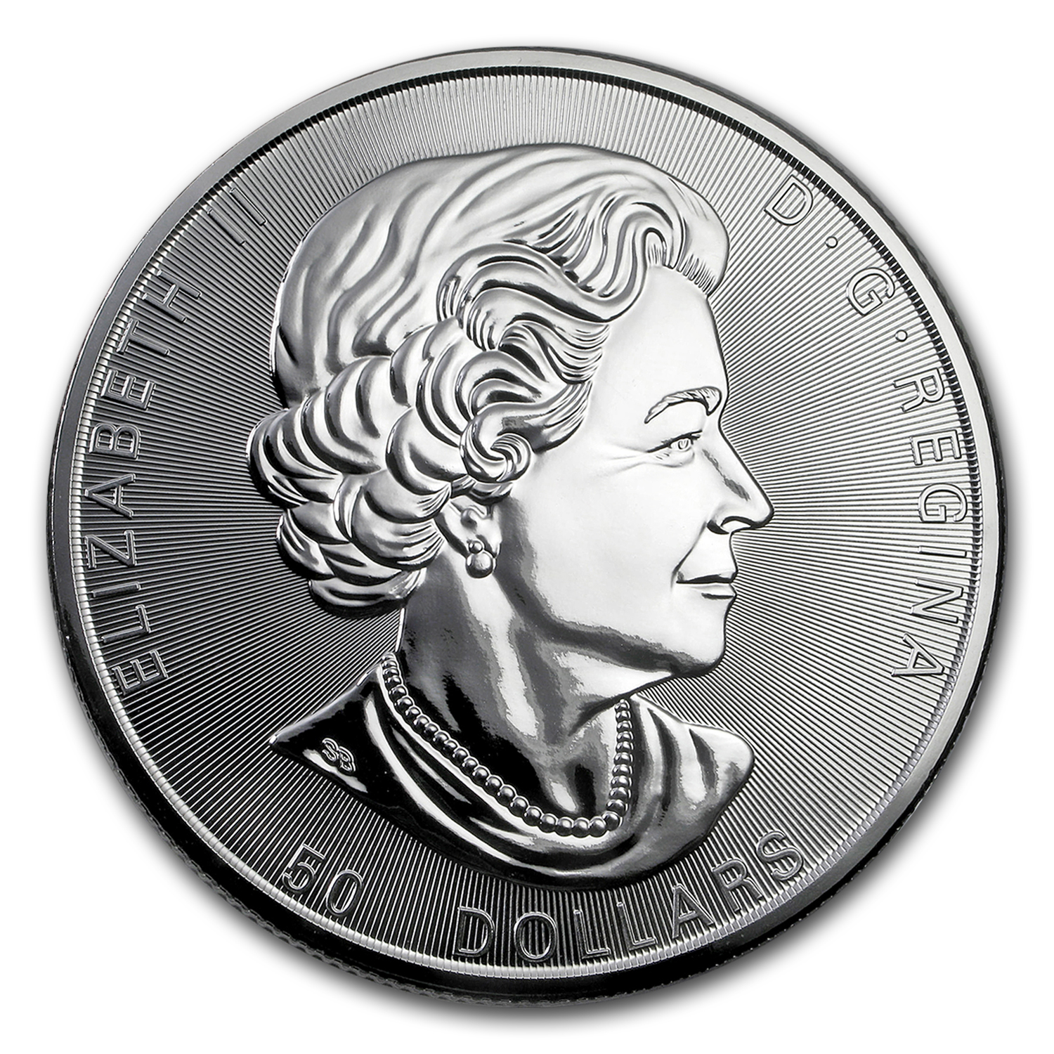 2017 Canada 10 oz Silver $50 Magnificent Maple Leaves BU