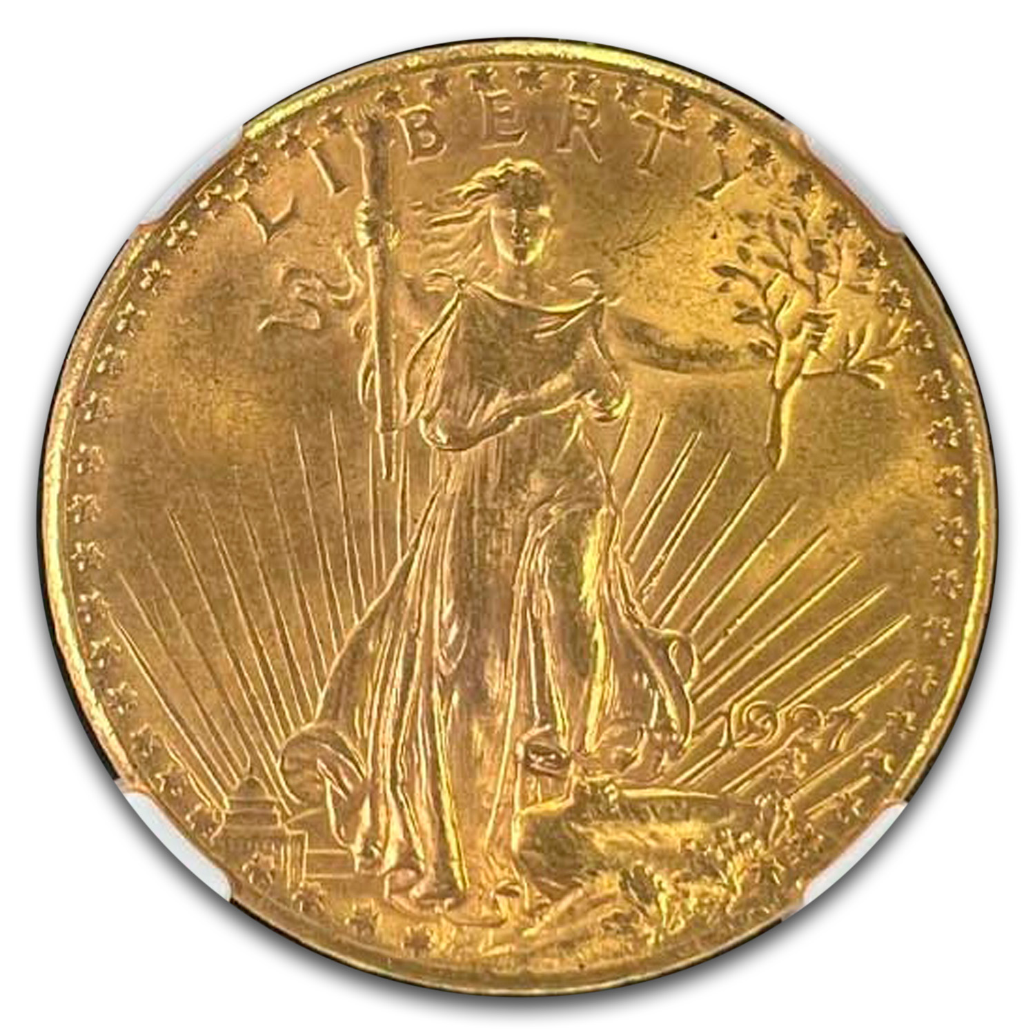1927 $20 St Gaudens Gold Double Eagle MS-63 NGC