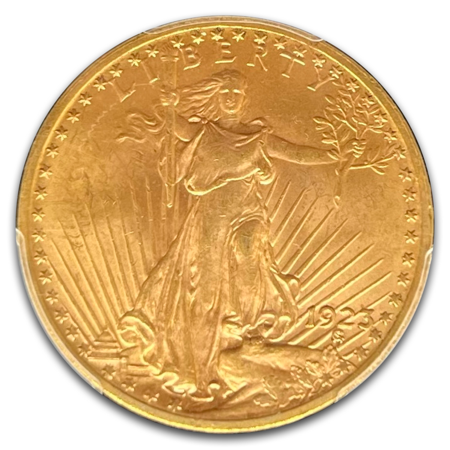 1923 $20 St Gaudens Gold Double Eagle MS-64+ PCGS