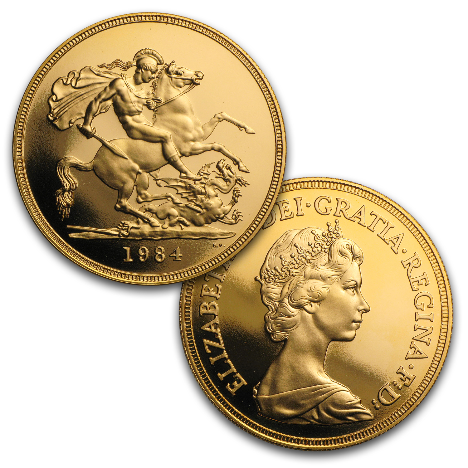 1984 Great Britain 3-Coin Gold Proof Set