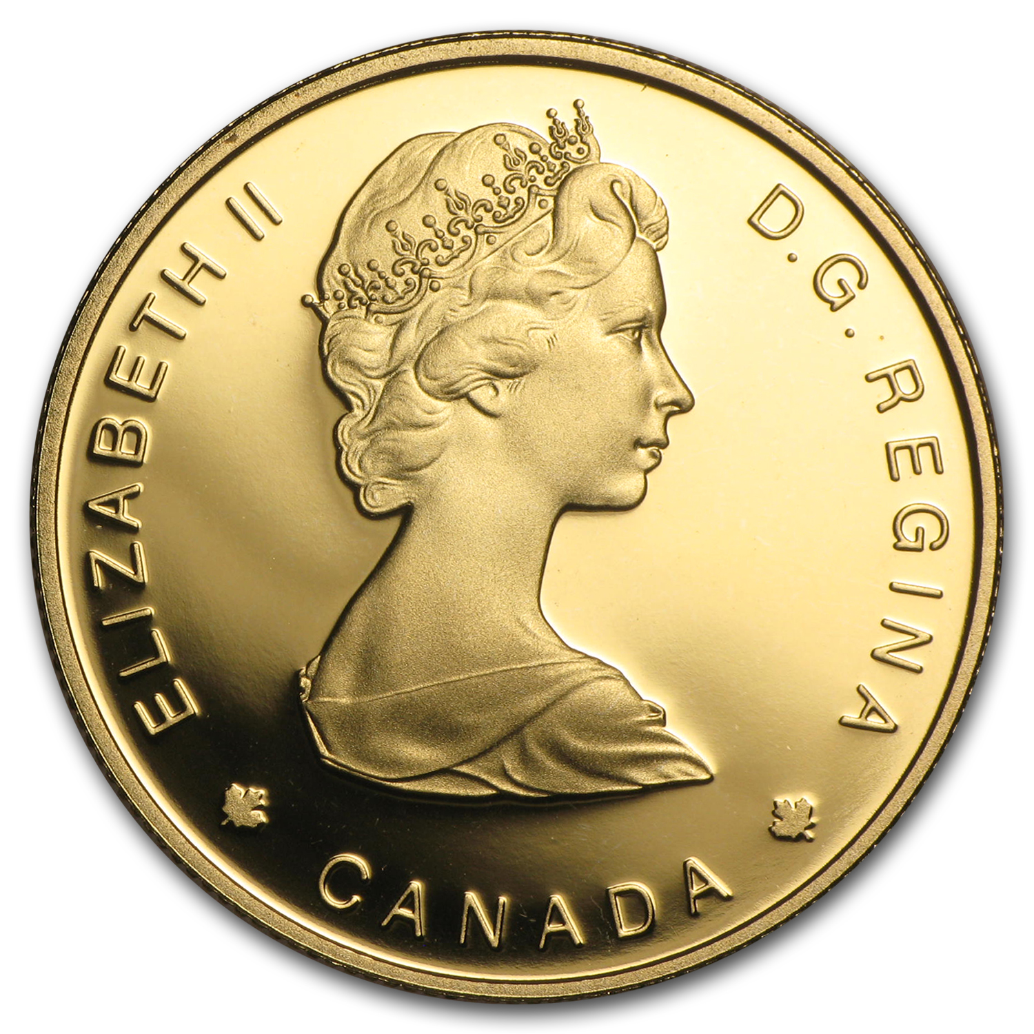 1988 Canada 1/4 oz Proof Gold $100 Bowhead Whale