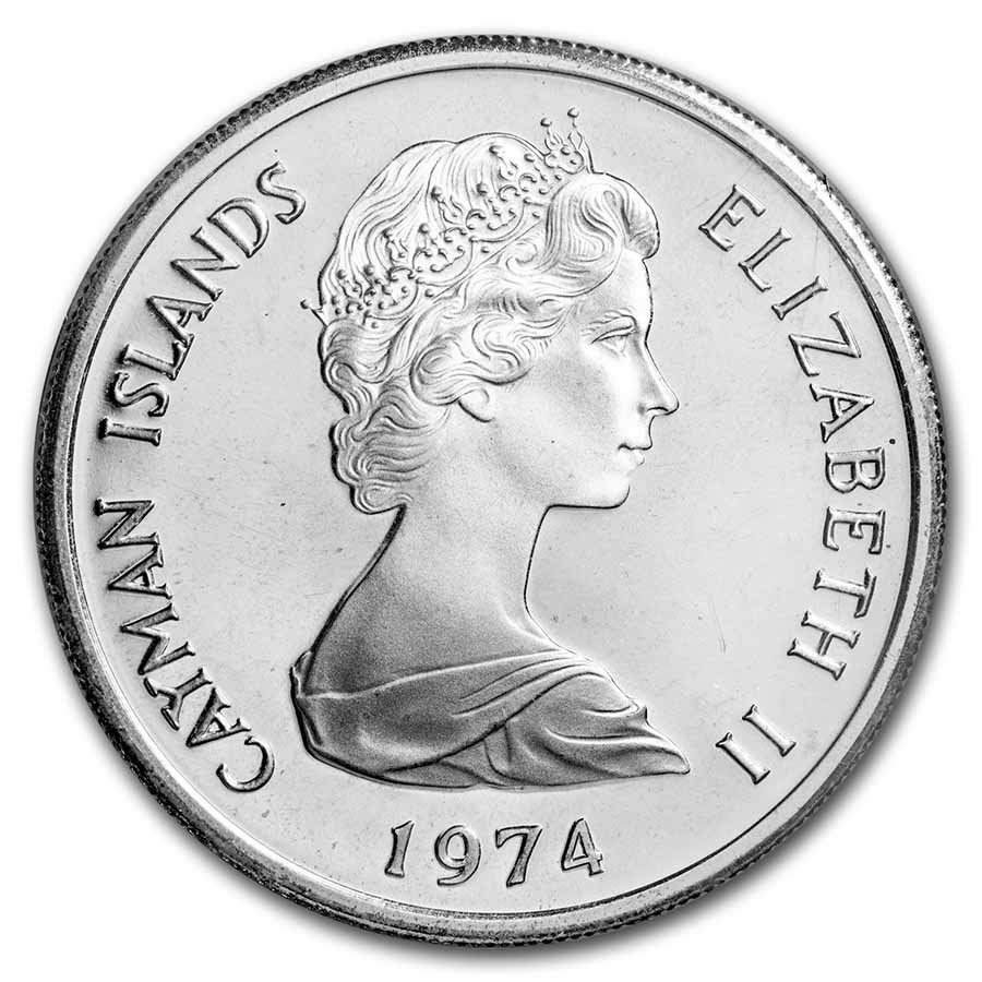 Cayman Islands Silver $5.00 Proof