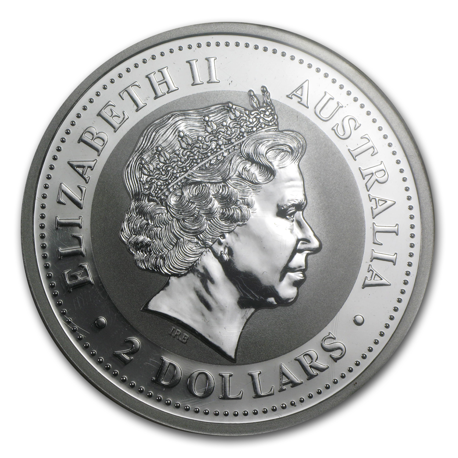 1999 Australia 2 oz Silver Kookaburra BU
