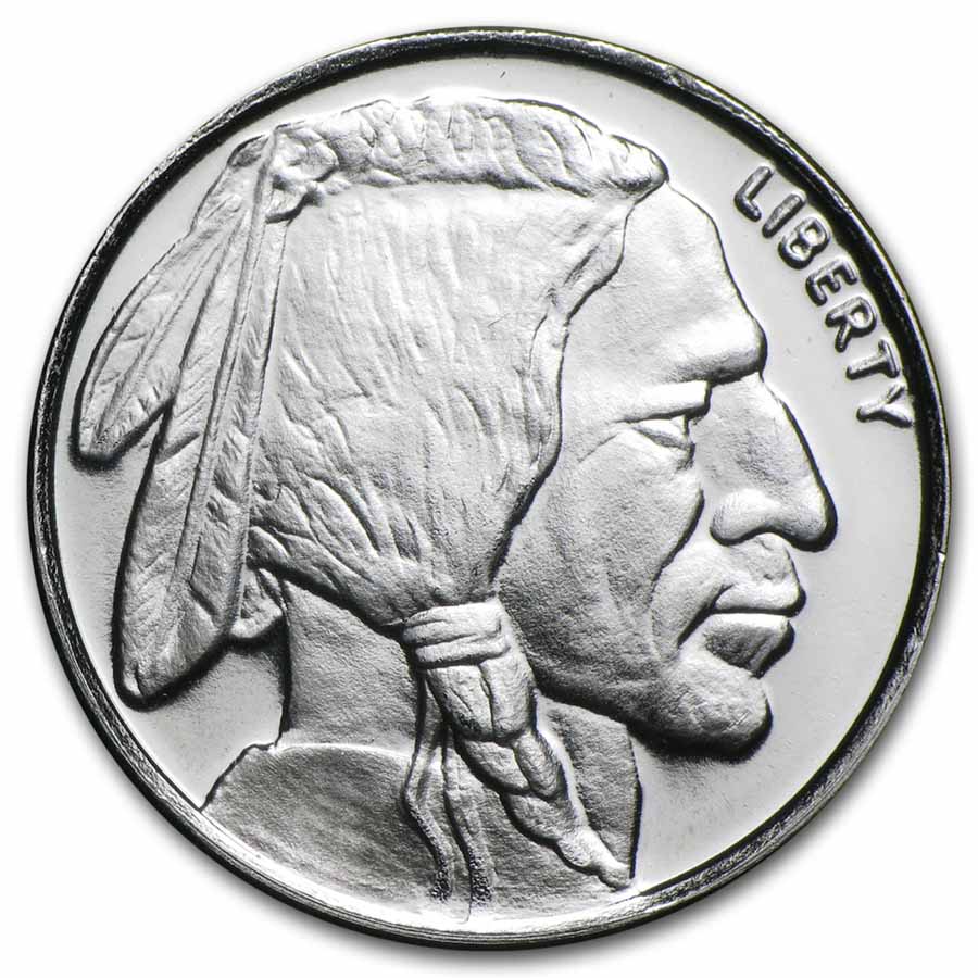 2 oz Silver Round - Buffalo
