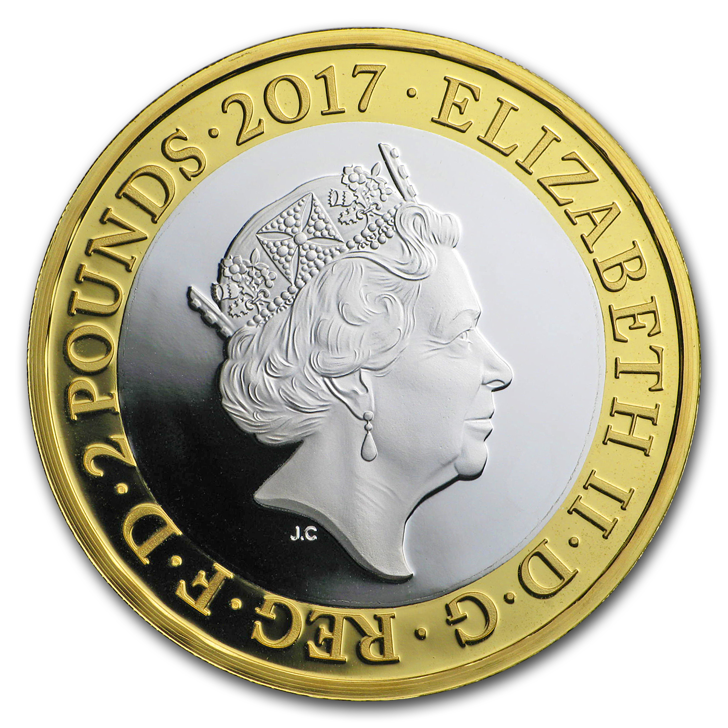 2017 Great Britain £2 Proof Silver First World War Aviation