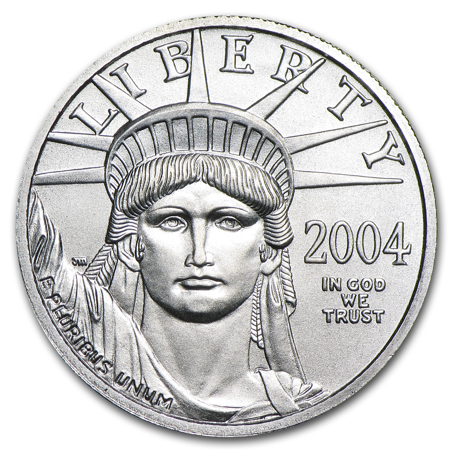 2004 1/4 oz American Platinum Eagle BU