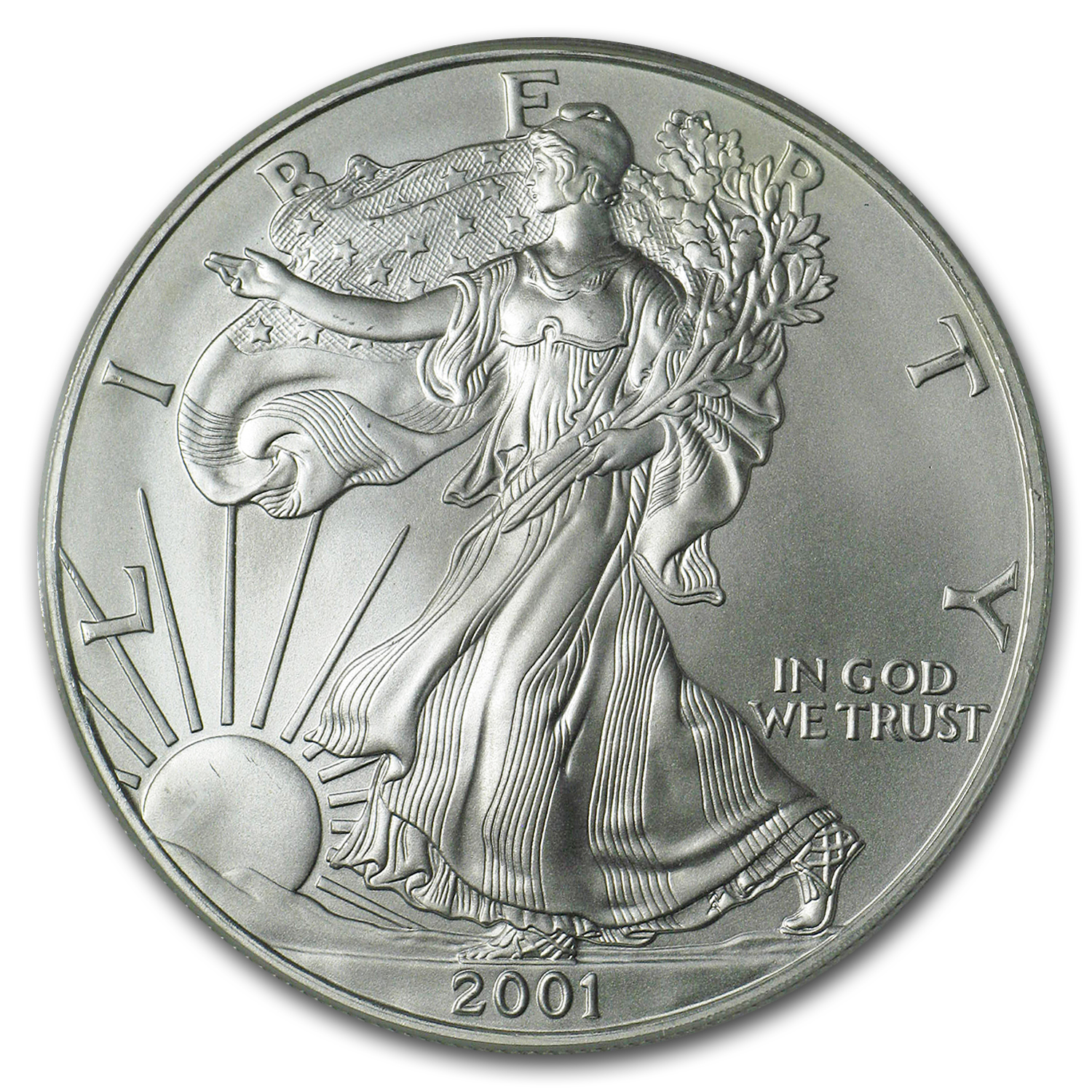 2001 American Silver Eagle MS-69 PCGS (FirstStrike®)