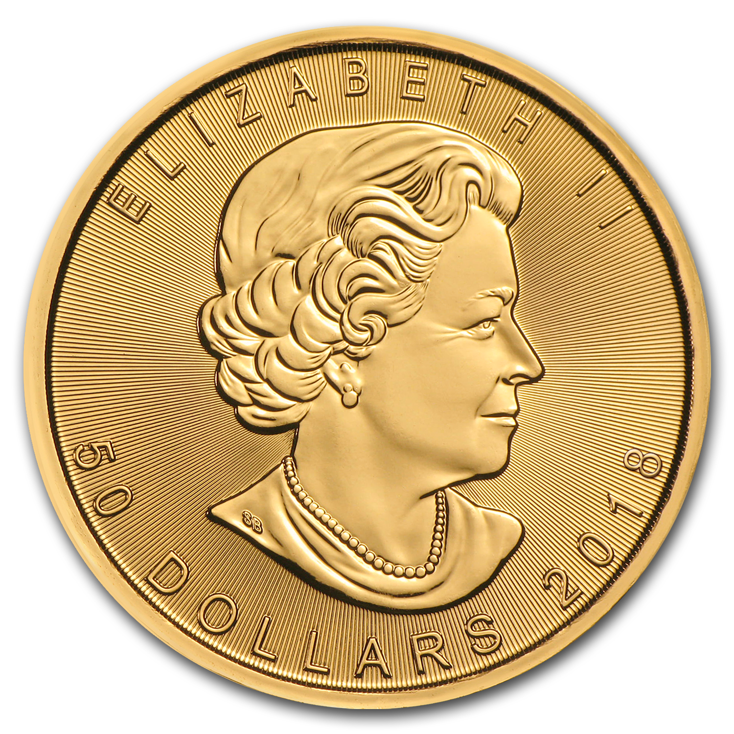 2018 Canada 1 oz Gold Maple Leaf BU