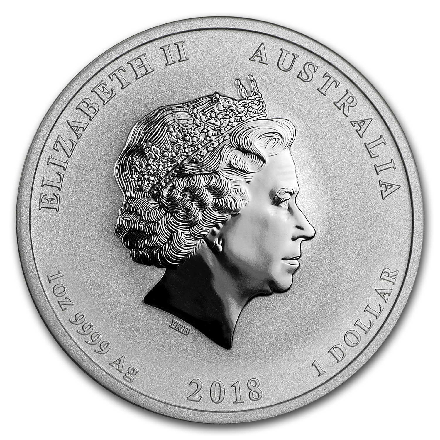 2018 Australia 1 oz Silver Lunar Dog BU (Series II)