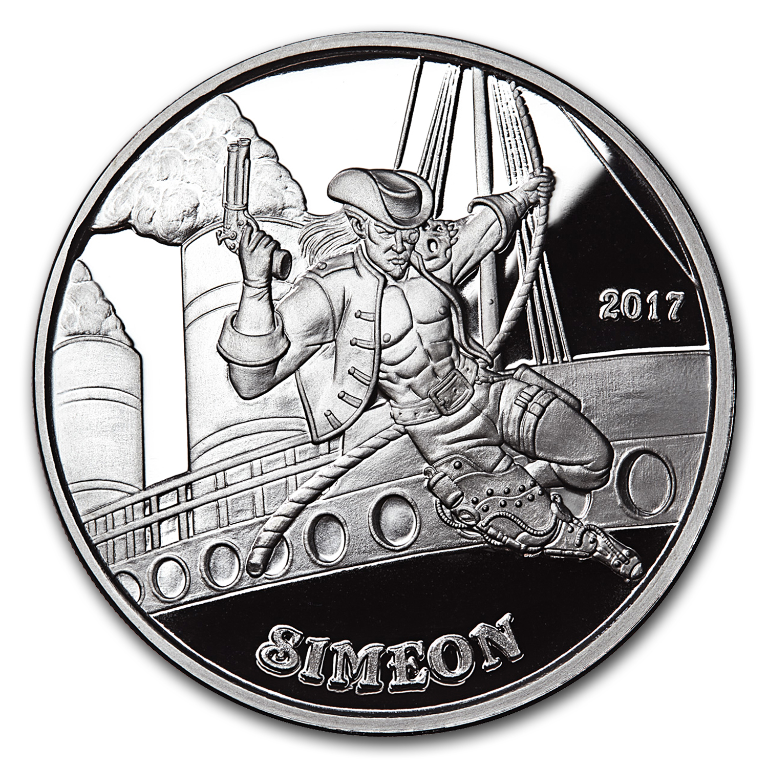 1 oz Silver Proof Round - Angels & Demons Series (Simeon)