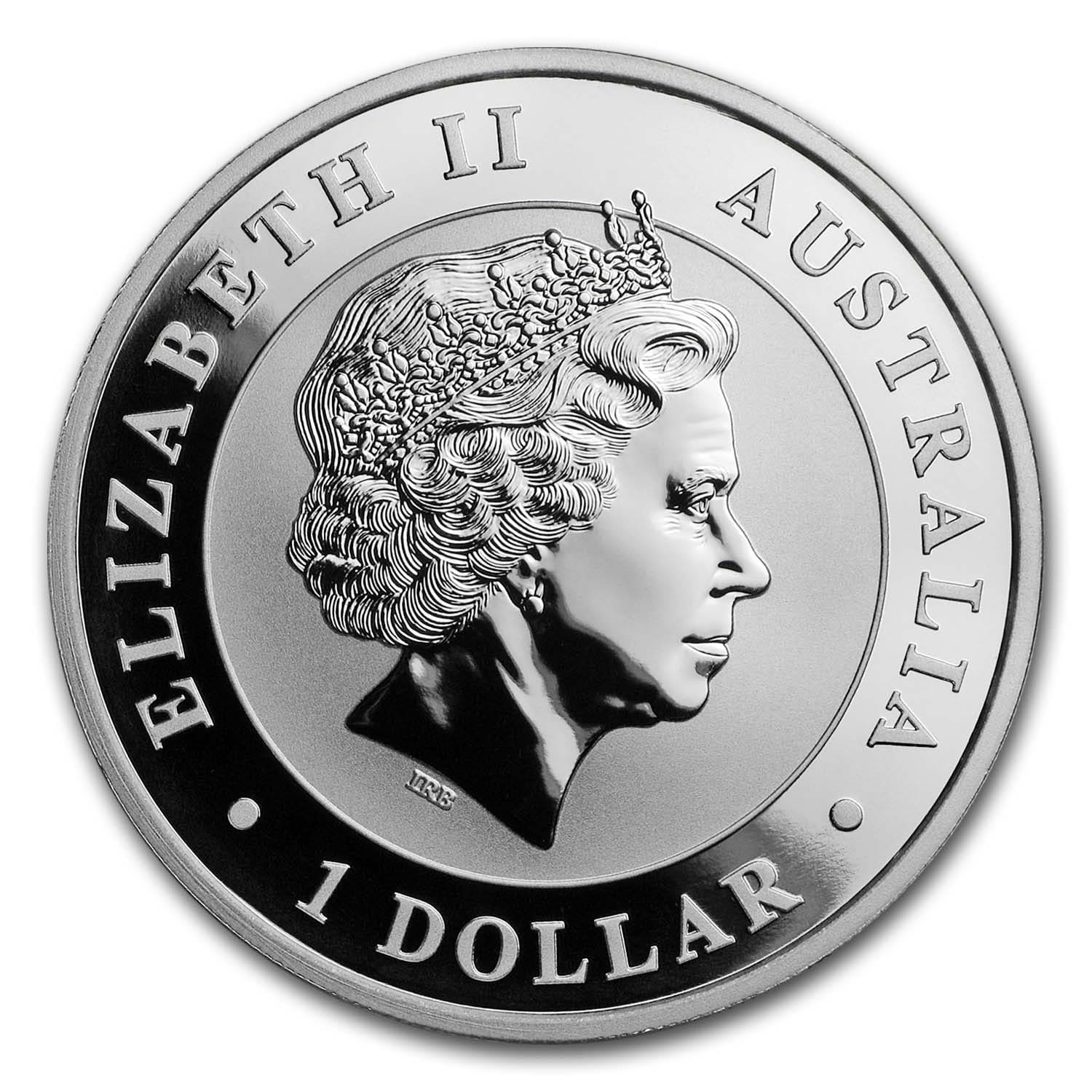 2018 Australia 1 oz Silver Kookaburra BU (Dog Privy)