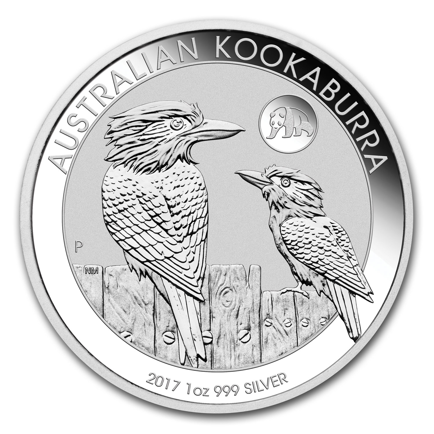 2017 Australia 1 oz Silver Kookaburra BU (Panda Privy)