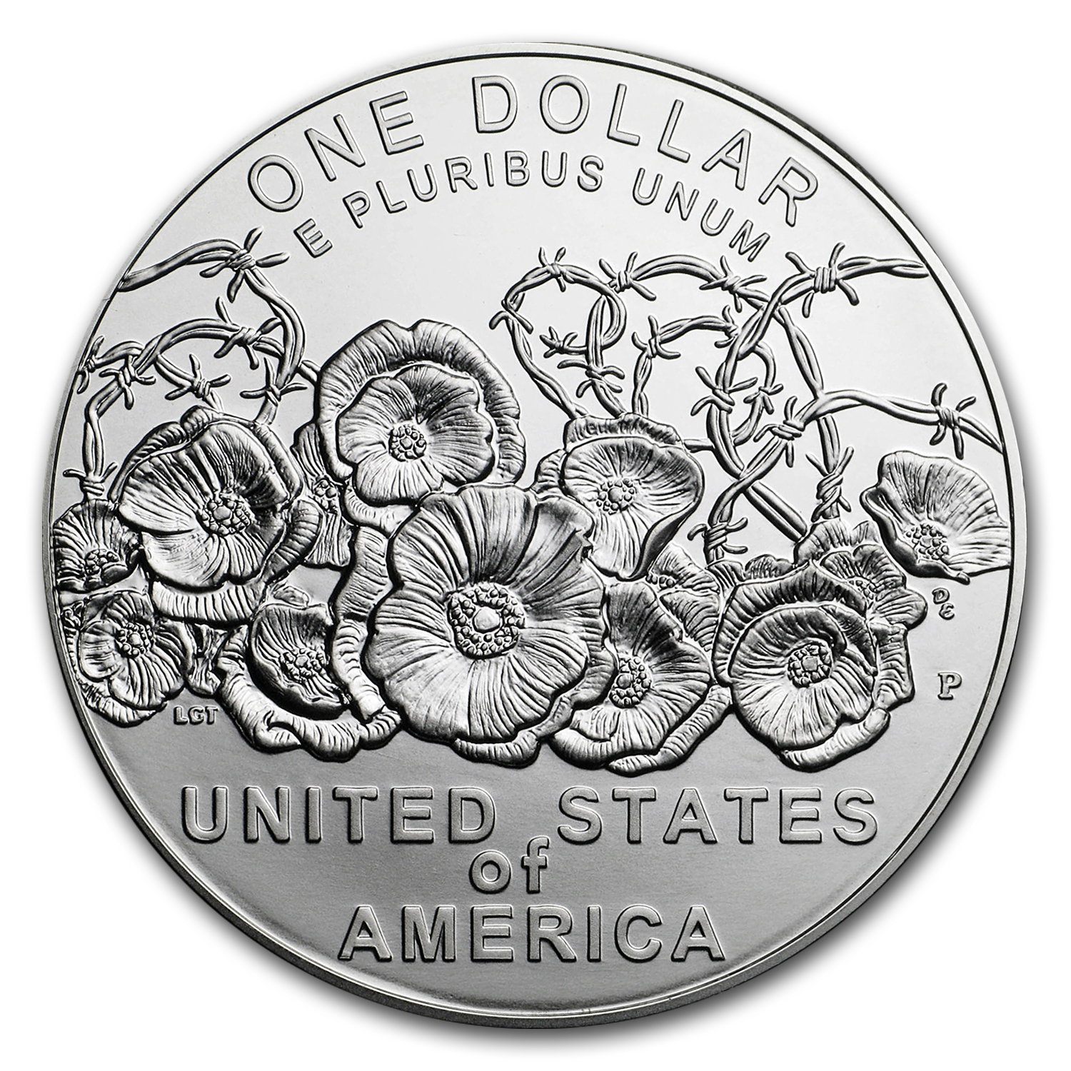 2018-P World War I Centennial Silver Dollar BU (Box & COA)