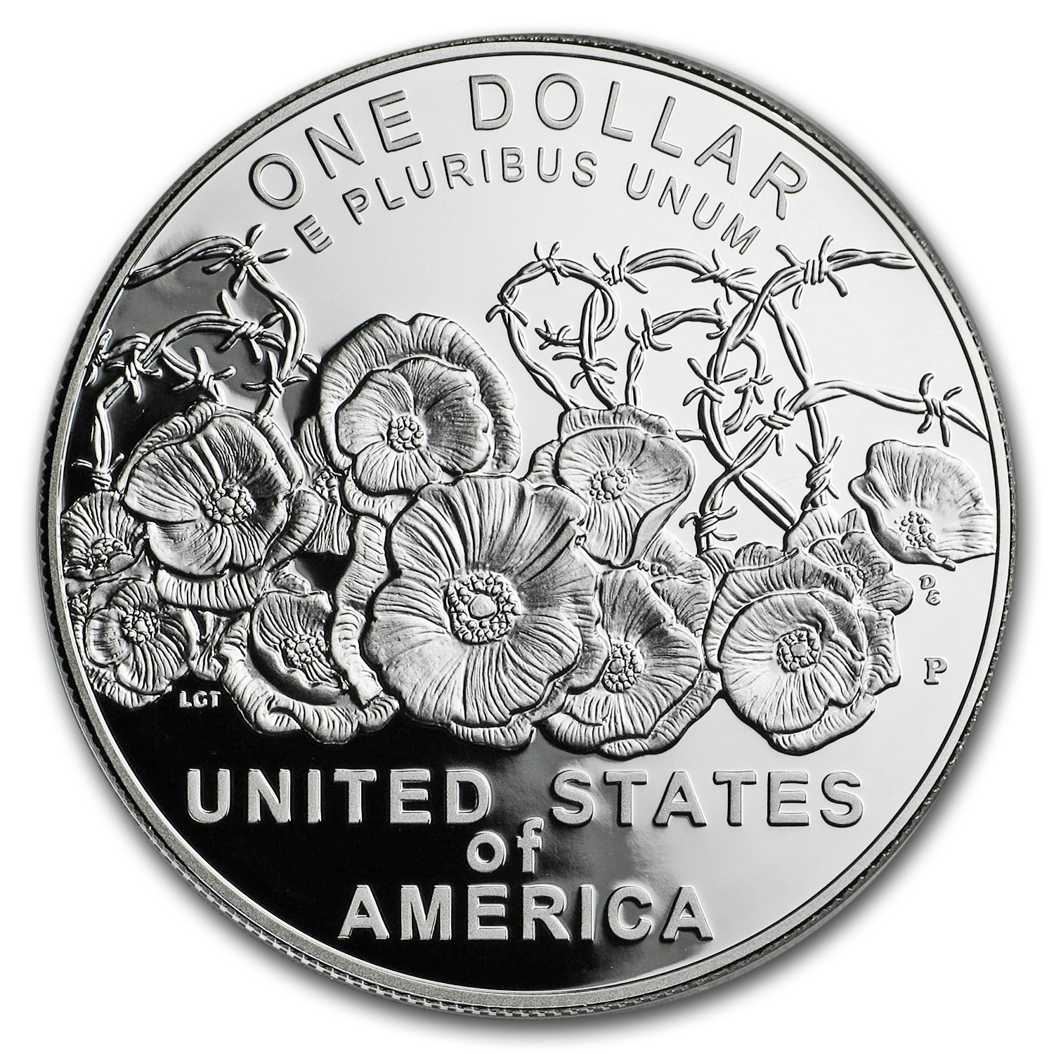 2018-P World War I Centennial Silver Dollar Proof (Box & COA)