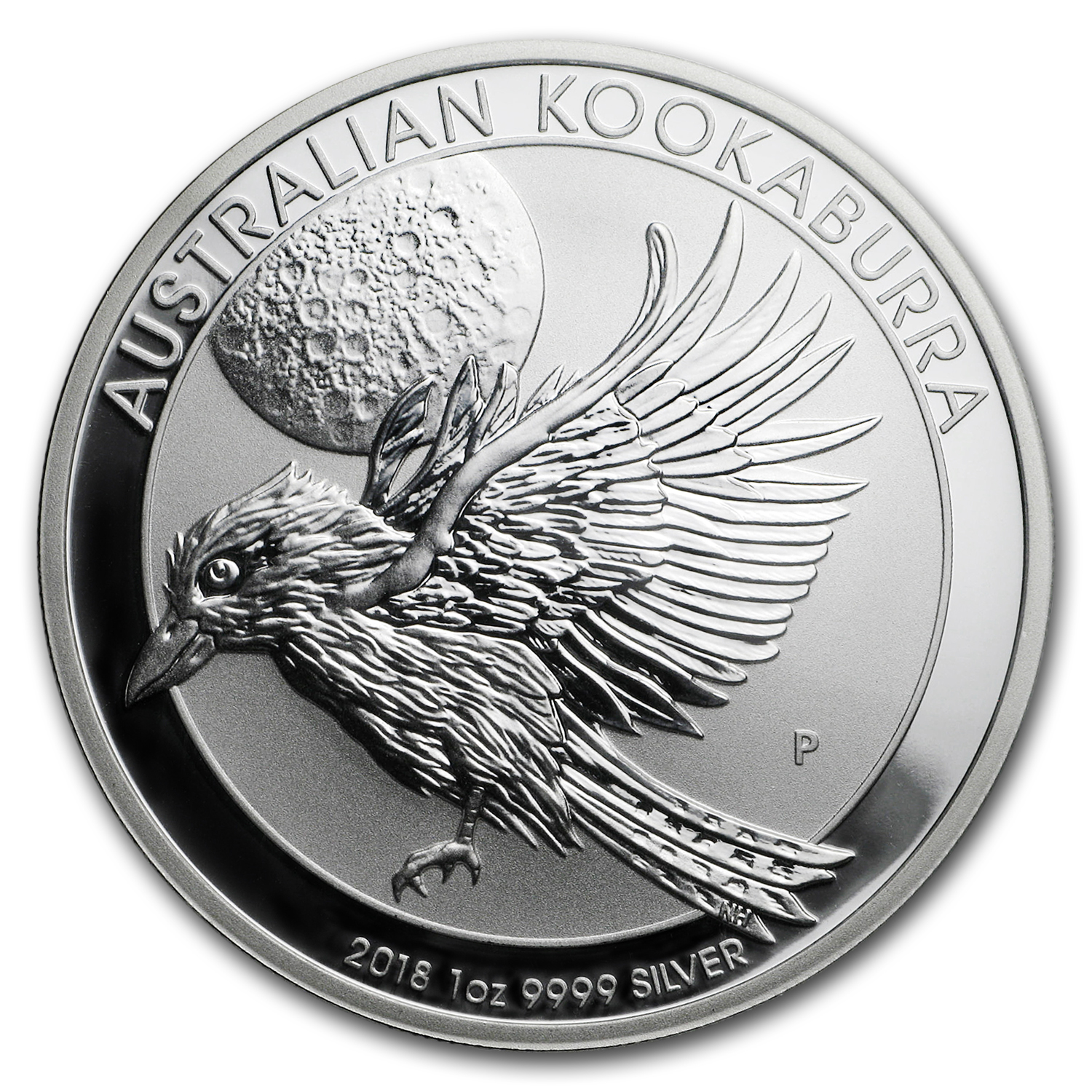 2018 Australia 1 oz Silver Kookaburra MS-69 PCGS (FS, Kook Label)
