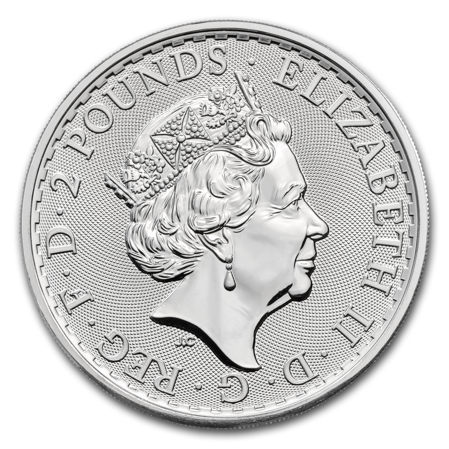 2018 Great Britain 1 oz Silver Britannia Oriental Border