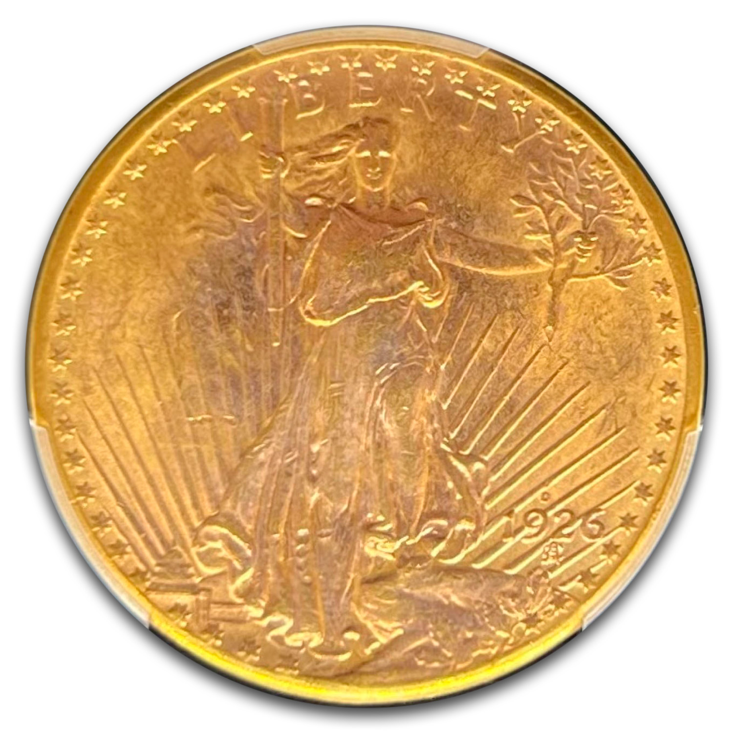 1926-D $20 St Gaudens Gold Double Eagle MS-63 PCGS