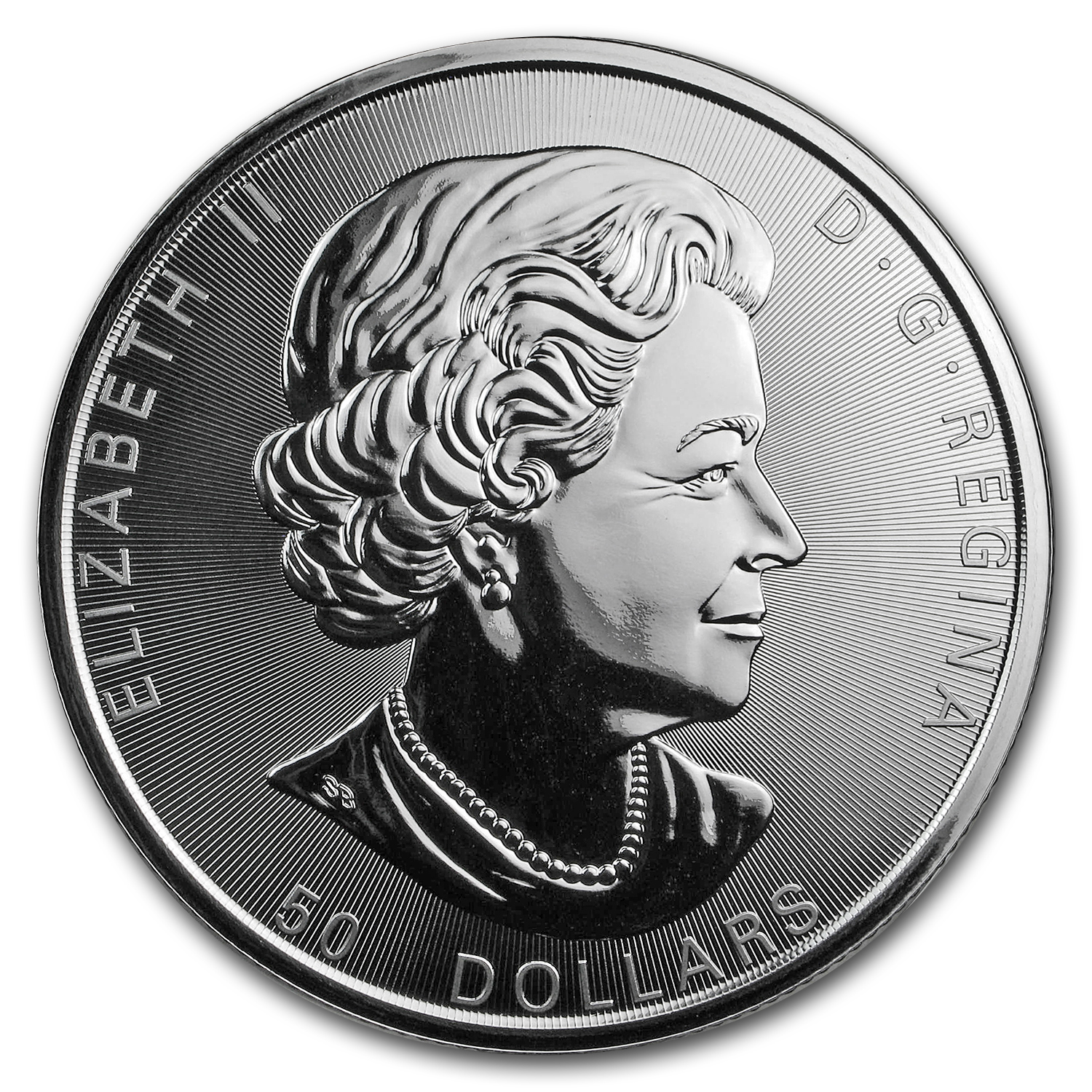 2018 Canada 10 oz Silver $50 Magnificent Maple Leaves BU
