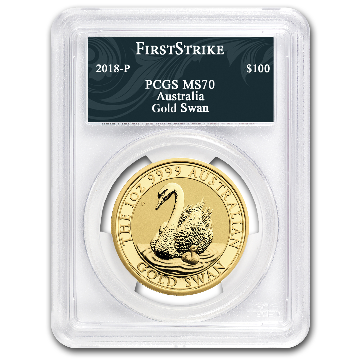 2018 Australia Swan 3-Coin Set MS/PR-70 PCGS (FS, Swan Label)