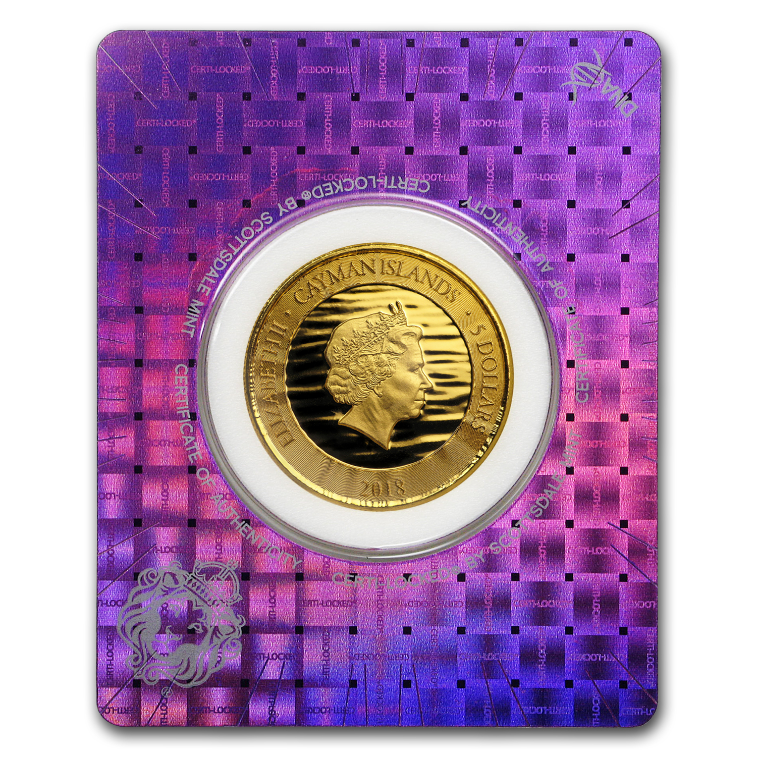 2018 Cayman Islands 1 oz Gold Marlin BU