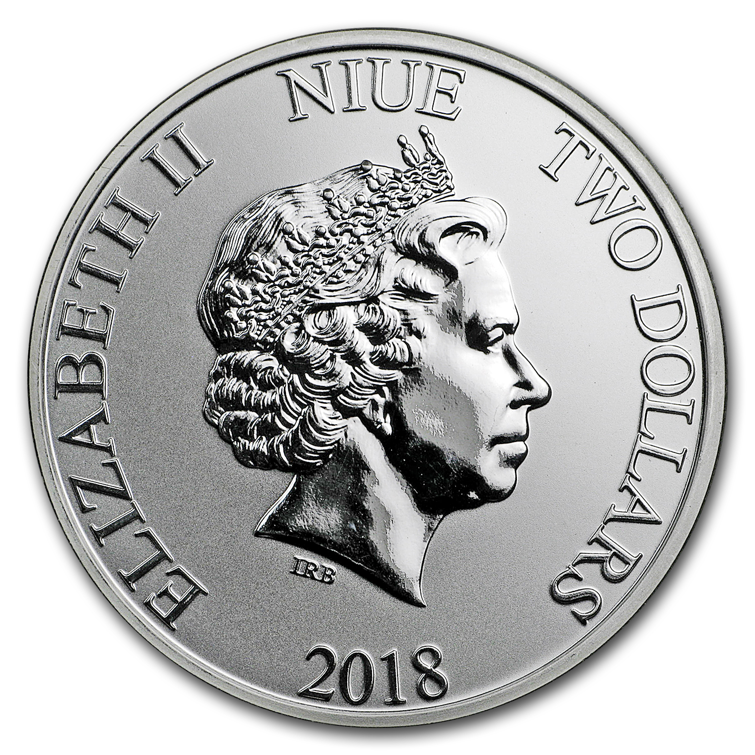 2018 Niue 1 oz Silver $2 Disney Scrooge McDuck BU