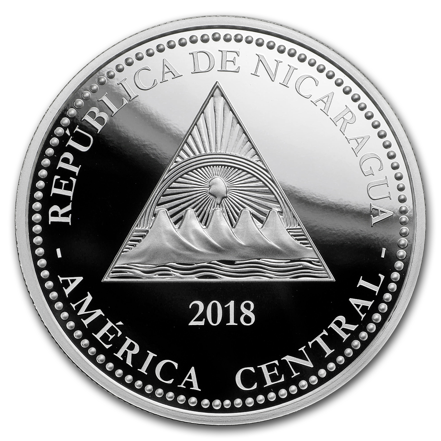 2018 Nicaragua 1 oz Silver 100 Córdobas Wildlife: Sloth
