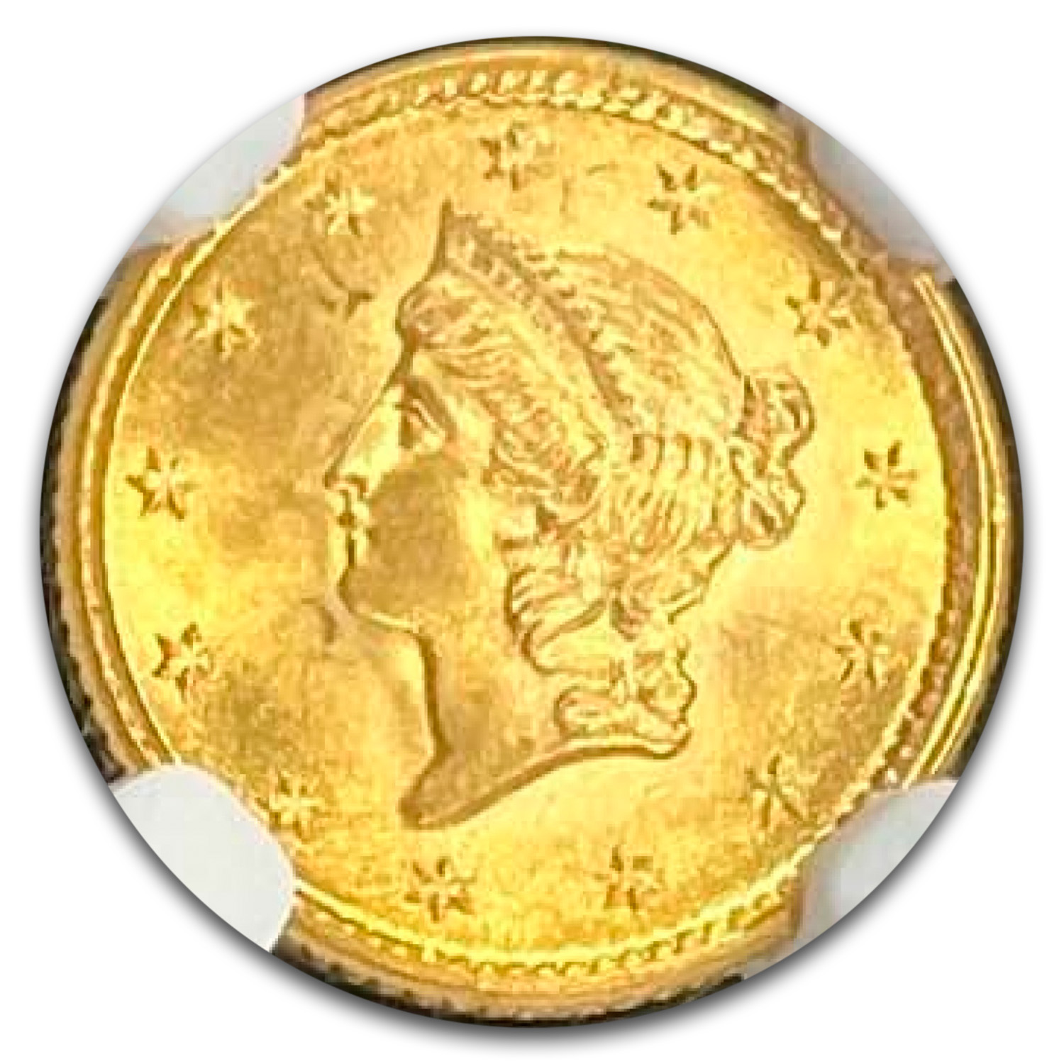 1853 $1 Liberty Head Gold Dollar MS-65 NGC