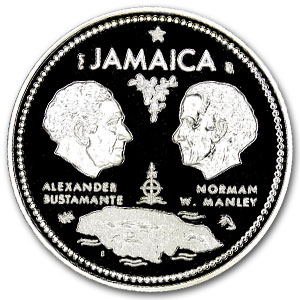 1972 Jamaica Silver $10 10th Anniversary of Independence Proof