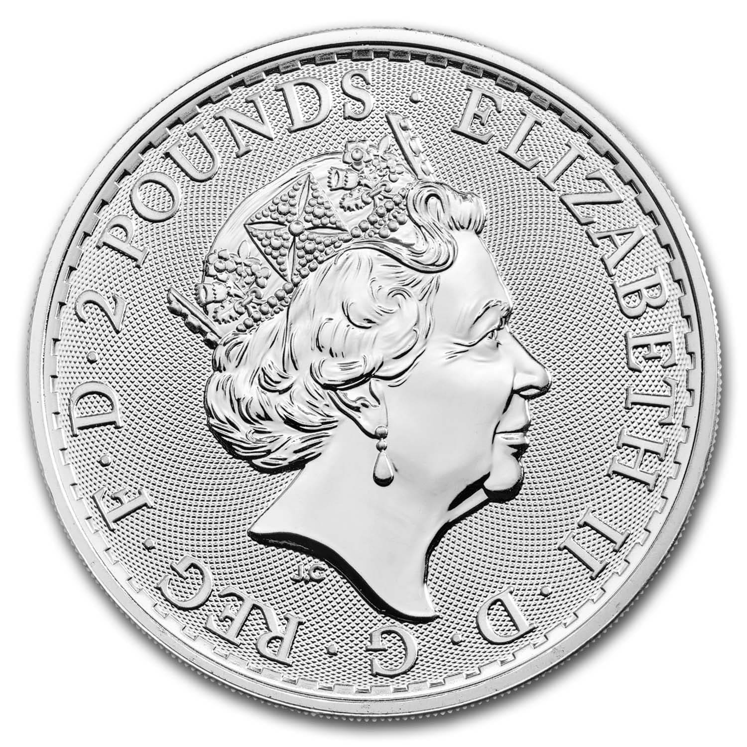 2019 Great Britain 1 oz Silver Britannia BU