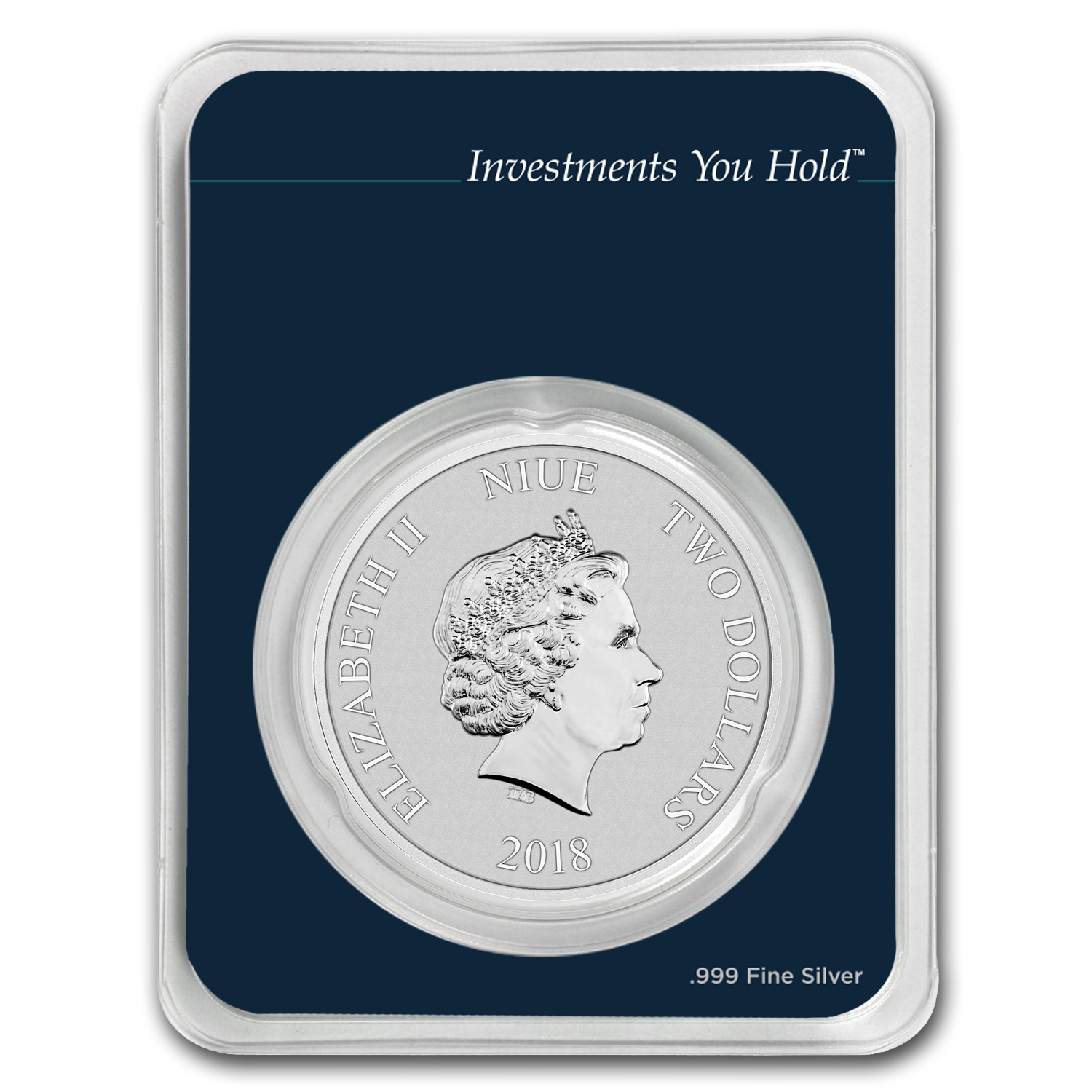 2018 Niue 1 oz Silver $2 Mickey's 90th Anniv (MintDirect® Single)