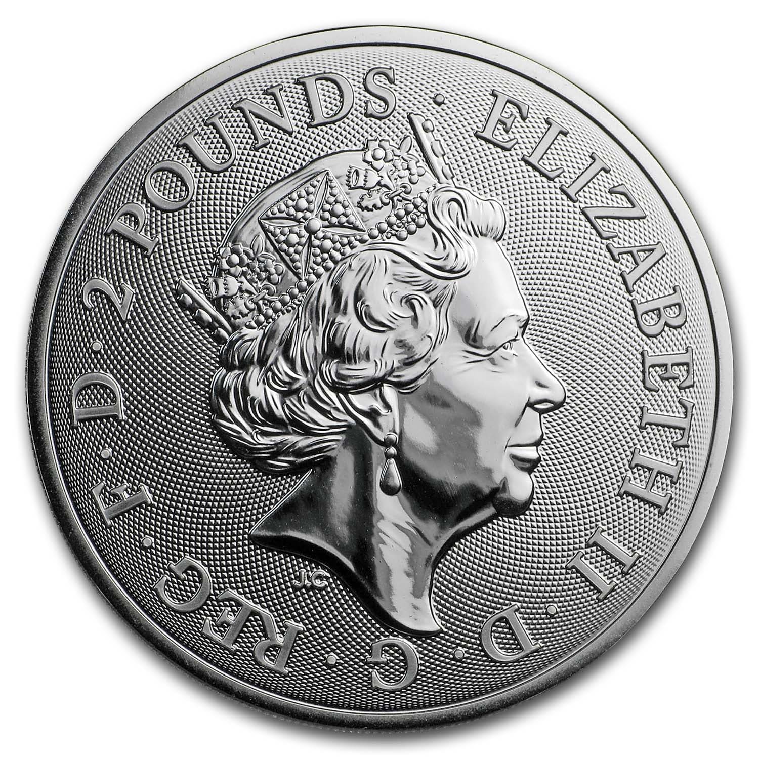 2019 Great Britain 1 oz Silver Year of the Pig BU
