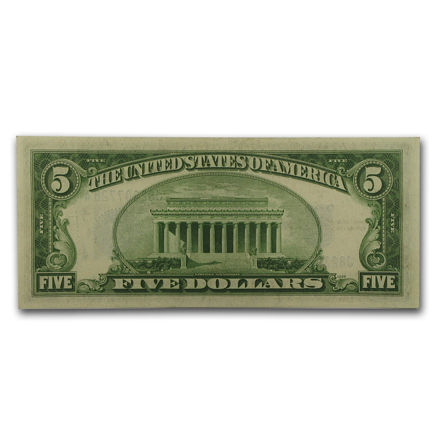 1934/1934-A $5.00 Silver Certificate AU