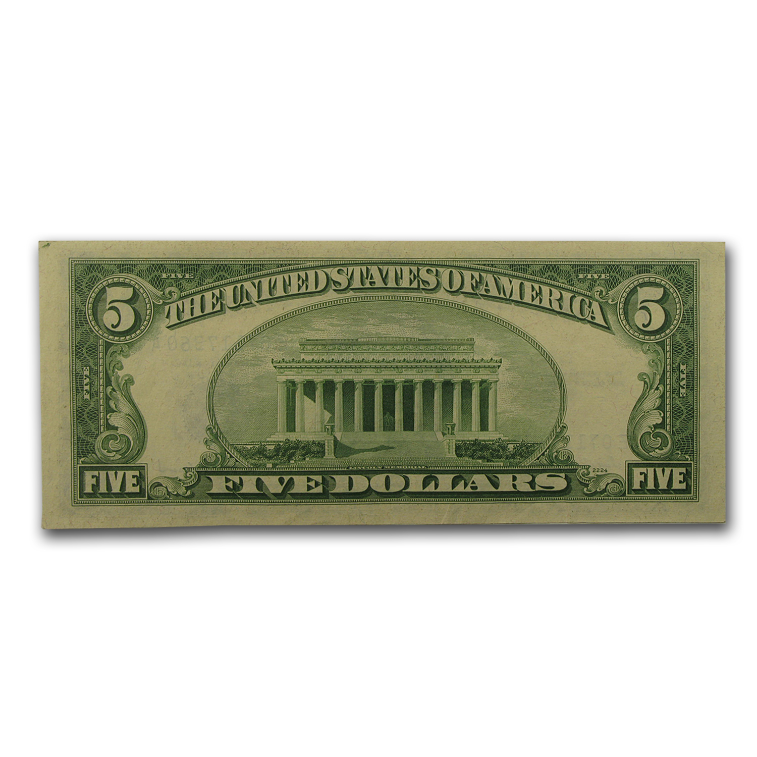 1953's $5.00 Silver Certificate XF