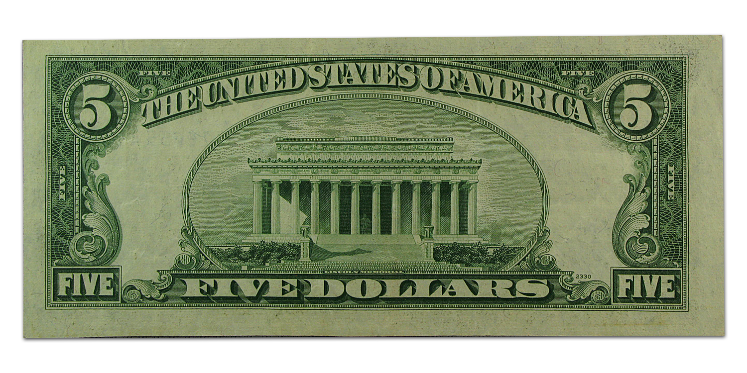 1953's $5.00 Silver Certificate AU