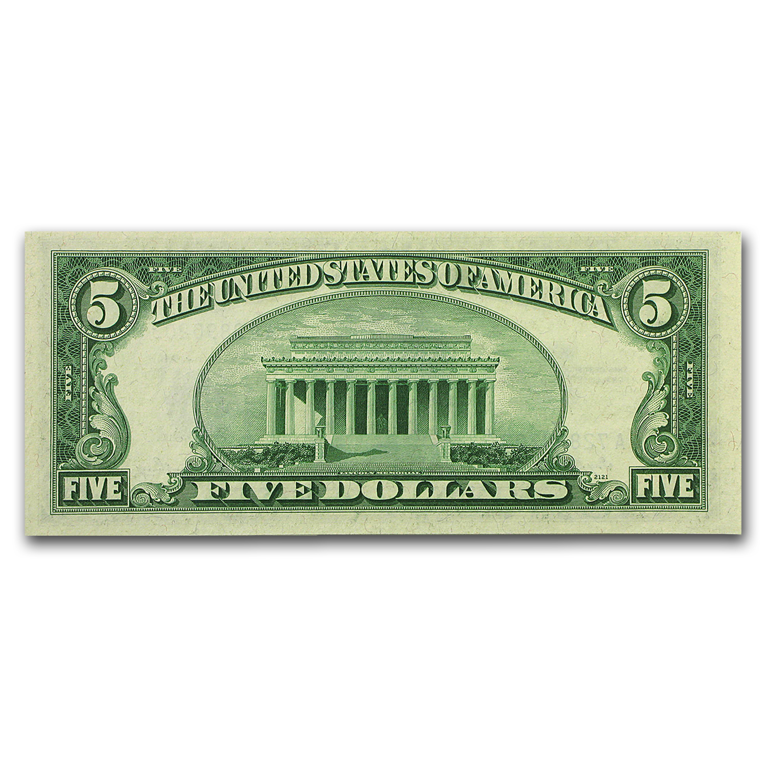 1953-1953-B $5.00 Silver Certificate CU