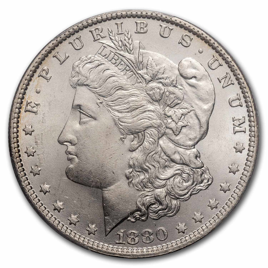 1880-O Morgan Silver Dollar MS-64 PCGS