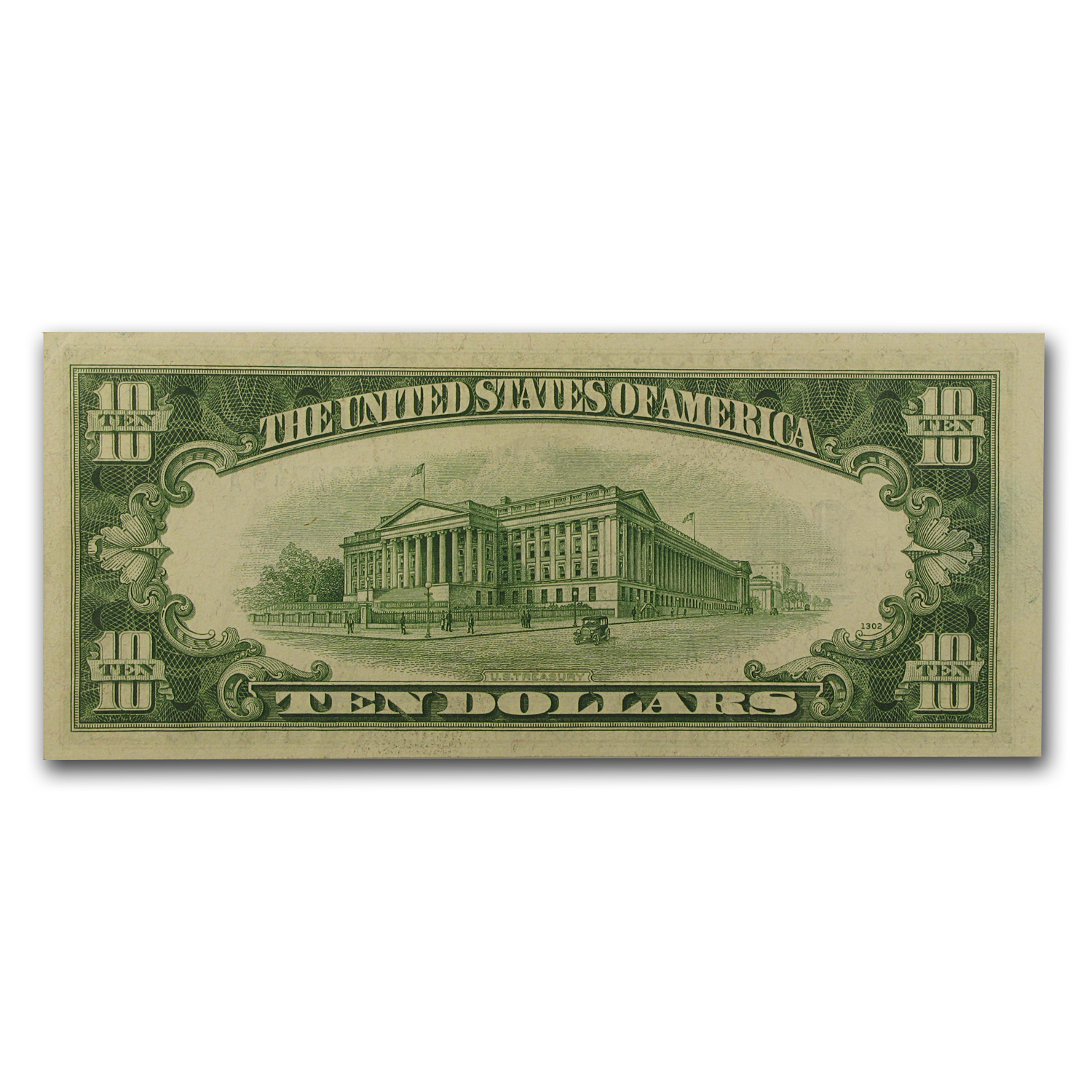1934s $10 Silver Certificate AU (Random Districts)