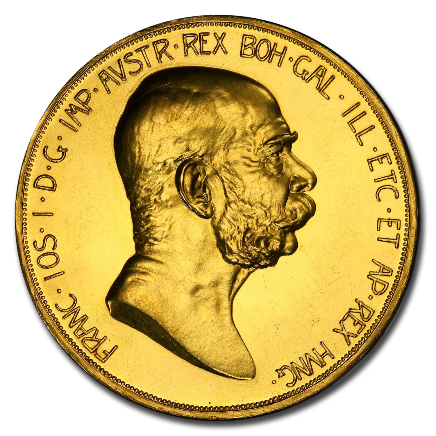1908 Austria Gold 100 Corona MS-61 PCGS