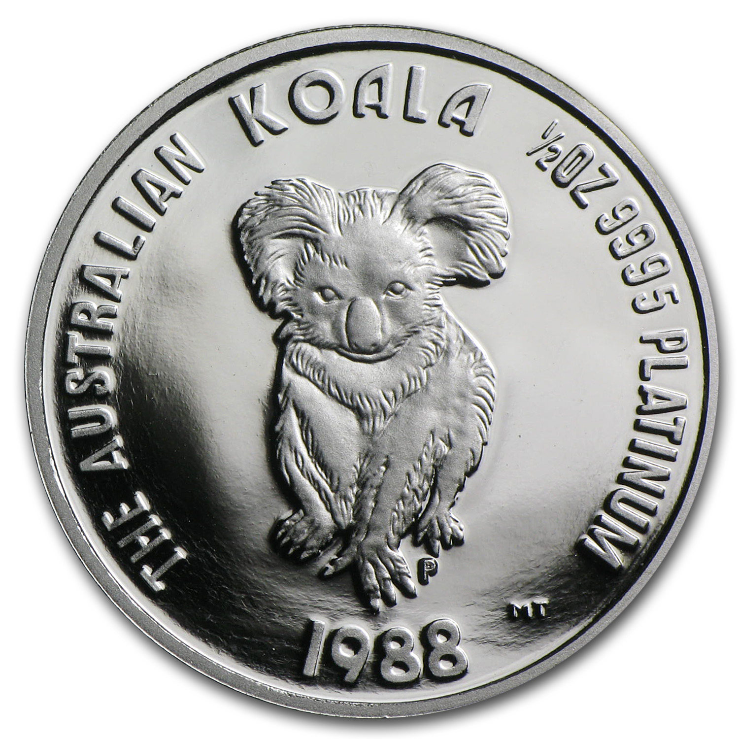 1988 Australia 1/2 oz Proof Platinum Koala
