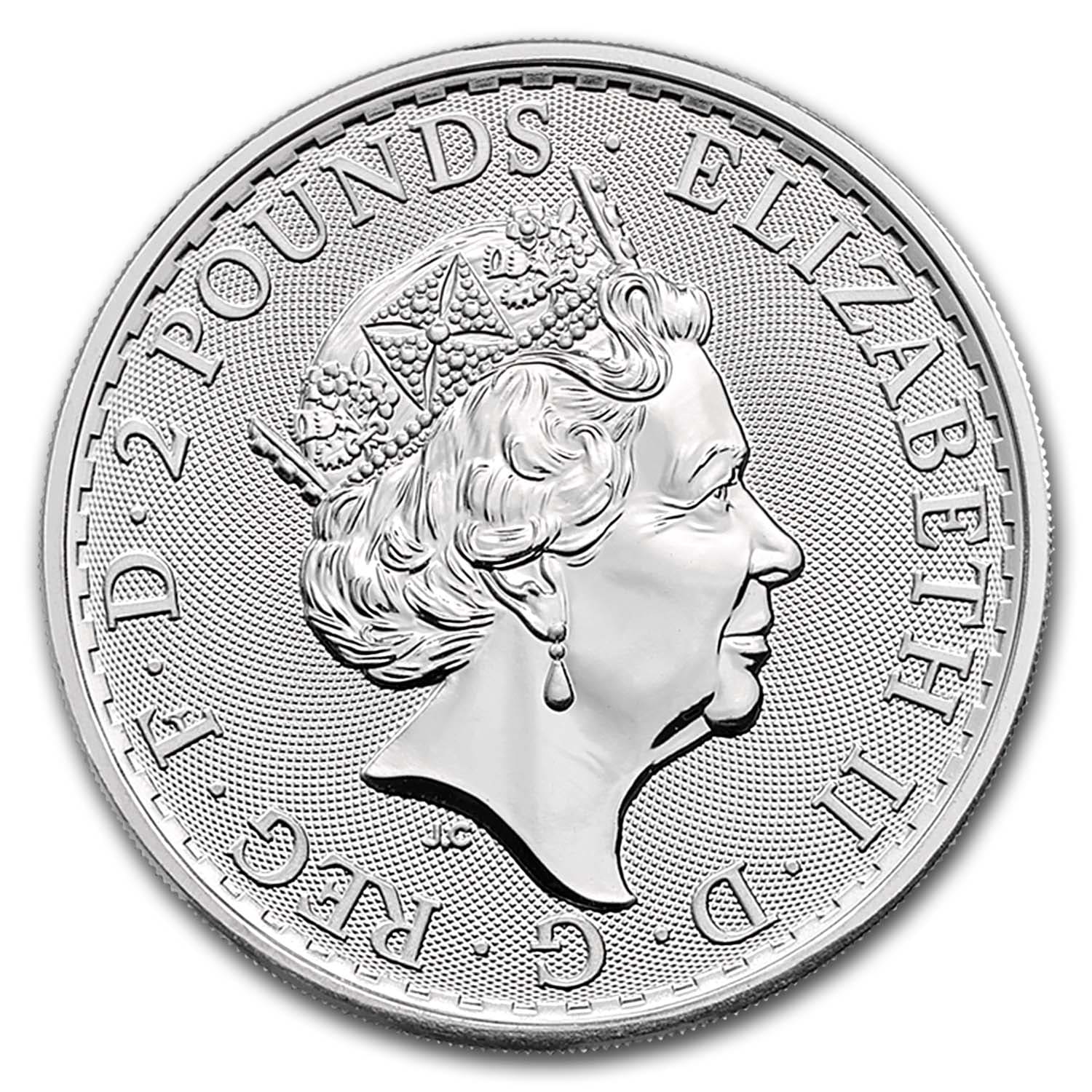 2019 Great Britain 1 oz Silver Britannia Oriental Border